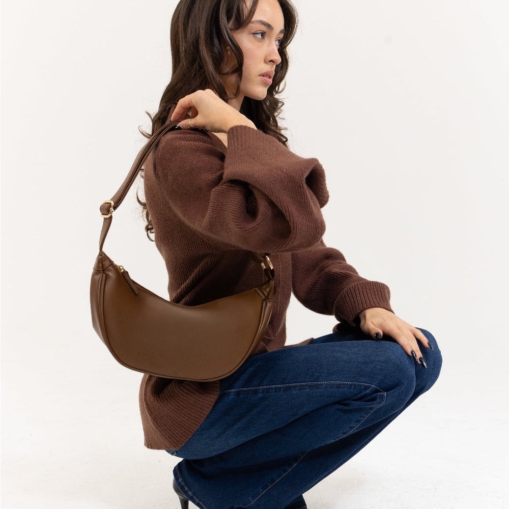 “The Hannah” Korean Leather Shoulder/Cross Body Bag